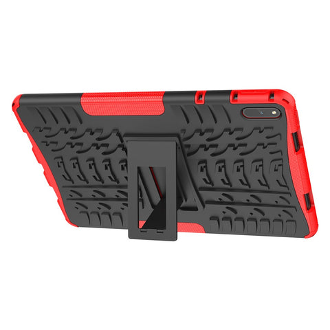 Tire Texture Design PC + TPU Kickstand Hybrid Tablet Cover Case for Huawei MatePad 11 (2021)
