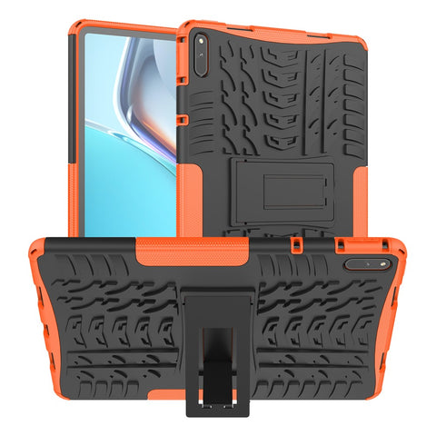 Tire Texture Design PC + TPU Kickstand Hybrid Tablet Cover Case for Huawei MatePad 11 (2021)