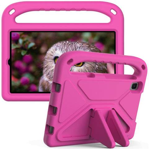Kickstand Handle Design Solid Color Scratch-Resistant Anti-Drop EVA Tablet Case Cover for Huawei MediaPad M5 Lite 8