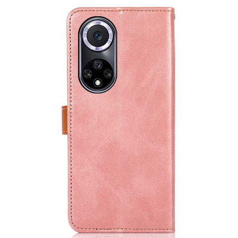 KHAZNEH For Huawei nova 9 PU Leather Phone Case Wallet Stand Magnetic Golden Clasp Folio Shockproof Phone Cover
