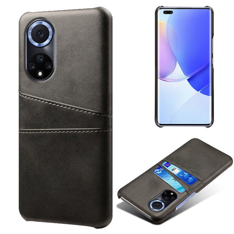 KSQ Dual Card Slots Design Phone Cover PU Leather + PC Hard Case for Huawei nova 9 / Honor 50