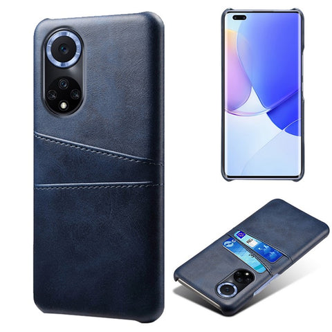 KSQ Dual Card Slots Design Phone Cover PU Leather + PC Hard Case for Huawei nova 9 / Honor 50
