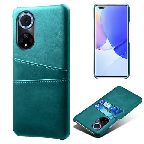 KSQ Dual Card Slots Design Phone Cover PU Leather + PC Hard Case for Huawei nova 9 / Honor 50