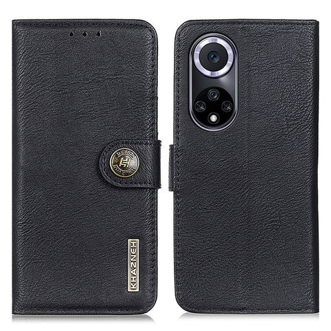 KHAZNEH Book-Style Flip Fully-Wrapped Leather Phone Case Wallet Stand Cover for Huawei nova 9