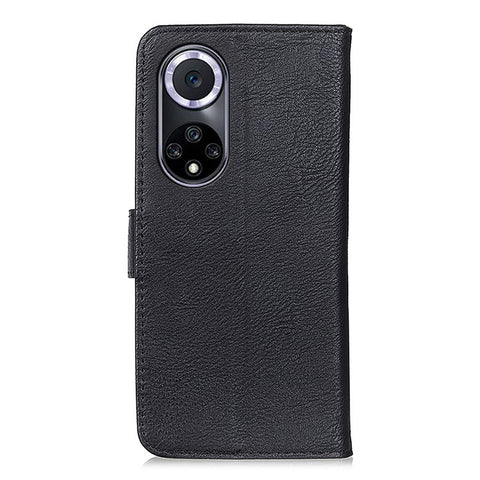 KHAZNEH Book-Style Flip Fully-Wrapped Leather Phone Case Wallet Stand Cover for Huawei nova 9