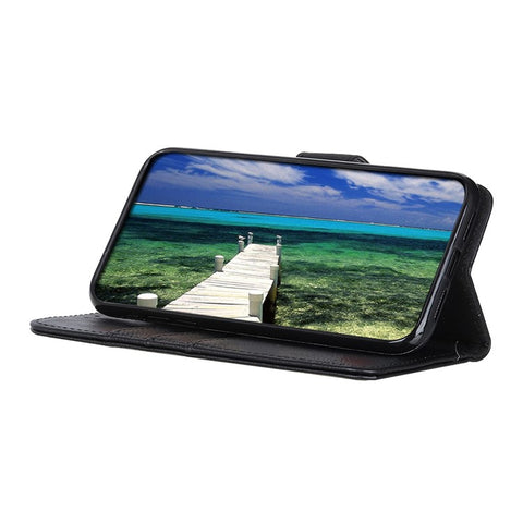 KHAZNEH Book-Style Flip Fully-Wrapped Leather Phone Case Wallet Stand Cover for Huawei nova 9