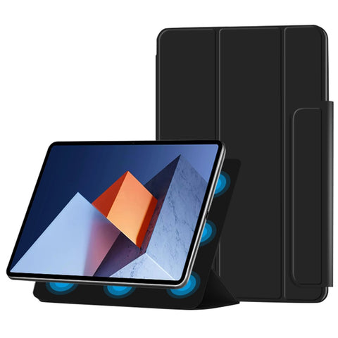 PU Leather Tri-fold Stand Magnetic Closure Tablet Case Cover for Huawei MateBook E 2022