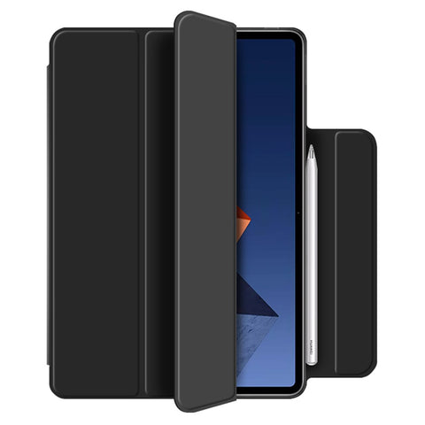 PU Leather Tri-fold Stand Magnetic Closure Tablet Case Cover for Huawei MateBook E 2022