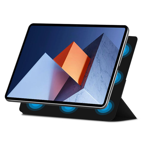 PU Leather Tri-fold Stand Magnetic Closure Tablet Case Cover for Huawei MateBook E 2022