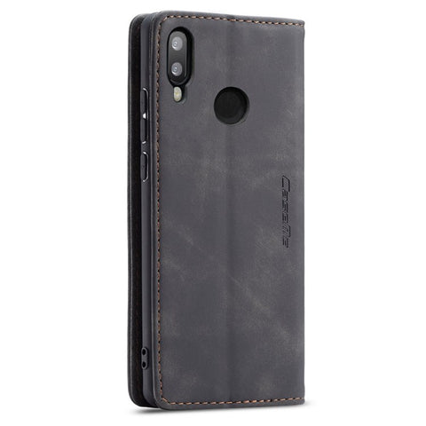 CASEME 013 Series Lightweight Mobile Phone Case Bag for Huawei P20 Lite (2018)/Nova 3e (China), Auto-absorbed PU Leather Wallet Foldable Stand Phone Cover