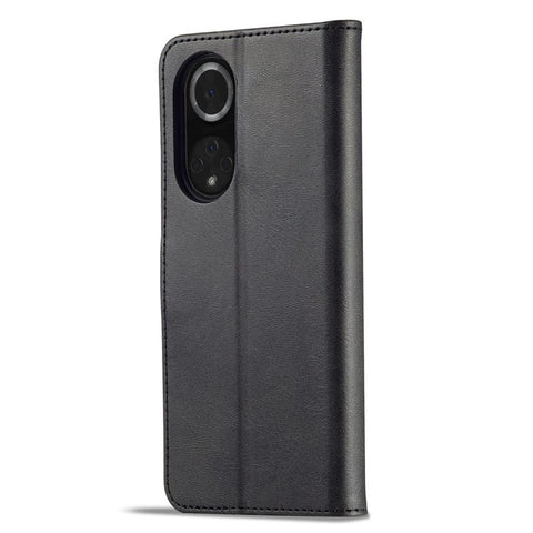LC.IMEEKE for Huawei nova 9/Honor 50 Textured PU Leather Flip Folio Horizontal Stand Wallet Case Phone Case Cover