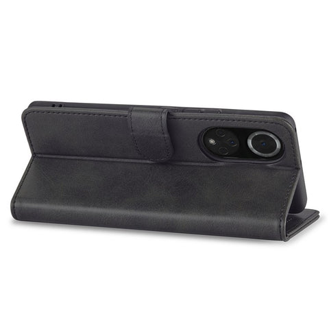 LC.IMEEKE for Huawei nova 9/Honor 50 Textured PU Leather Flip Folio Horizontal Stand Wallet Case Phone Case Cover