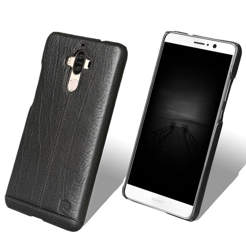 PIERRE CARDIN for Huawei Mate 9 Genuine Leather Coated Hard Case