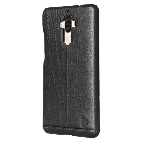 PIERRE CARDIN for Huawei Mate 9 Genuine Leather Coated Hard Case