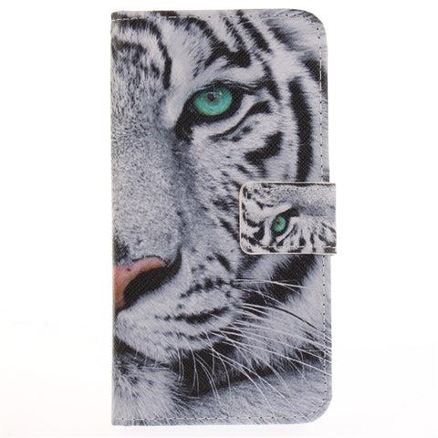 Patterned PU Leather Case with Wallet Slots for Huawei P10 Lite