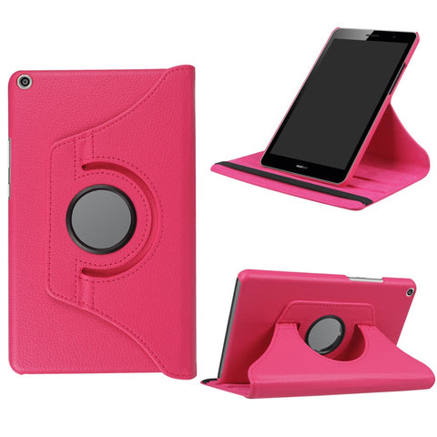 Litchi Skin Leather 360 Degree Rotary Stand Tablet Protective Cover for Huawei Mediapad T3 8.0