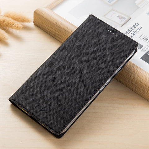 VILI DMX Style for Huawei Honor 9 Cross Texture Leather Card Holder Protective Case