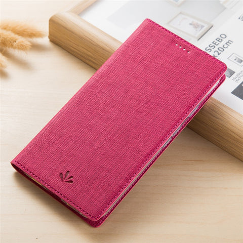 VILI DMX Style for Huawei Honor 9 Cross Texture Leather Card Holder Protective Case