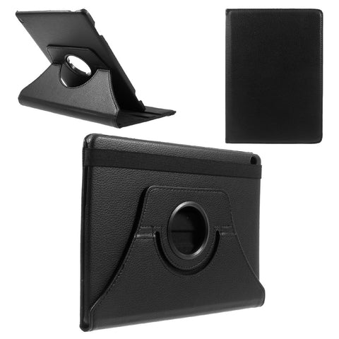 Elastic Band 360 Degree Swivel Stand Leather Shell for Huawei MediaPad M3 Lite 10 (10.1 Inch)