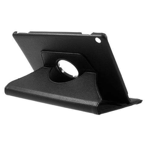 Elastic Band 360 Degree Swivel Stand Leather Shell for Huawei MediaPad M3 Lite 10 (10.1 Inch)