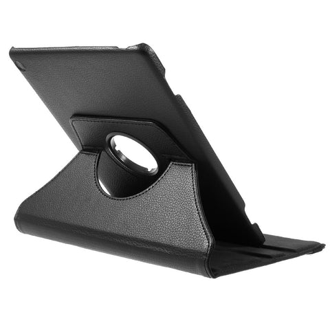 Elastic Band 360 Degree Swivel Stand Leather Shell for Huawei MediaPad M3 Lite 10 (10.1 Inch)