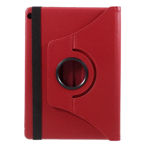 Elastic Band 360 Degree Swivel Stand Leather Shell for Huawei MediaPad M3 Lite 10 (10.1 Inch)