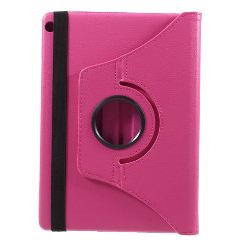 Elastic Band 360 Degree Swivel Stand Leather Shell for Huawei MediaPad M3 Lite 10 (10.1 Inch)