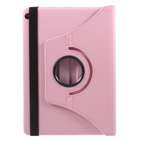 Elastic Band 360 Degree Swivel Stand Leather Shell for Huawei MediaPad M3 Lite 10 (10.1 Inch)
