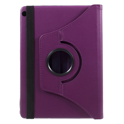 Elastic Band 360 Degree Swivel Stand Leather Shell for Huawei MediaPad M3 Lite 10 (10.1 Inch)