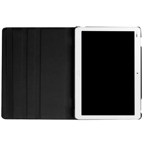 Litchi Texture Smart PU Leather Rotary Stand Flip Case with Elastic Band for Huawei Mediapad M3 Lite 10