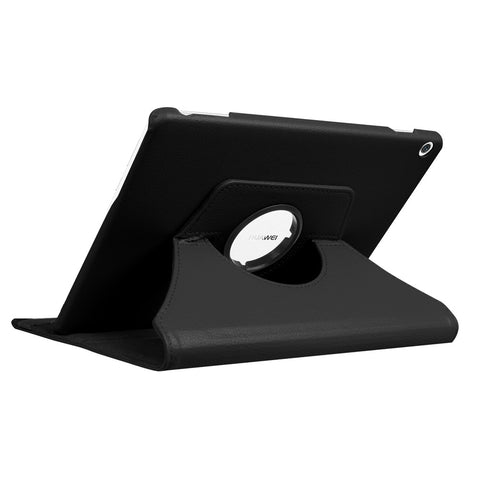 Litchi Texture Smart PU Leather Rotary Stand Flip Case with Elastic Band for Huawei Mediapad M3 Lite 10