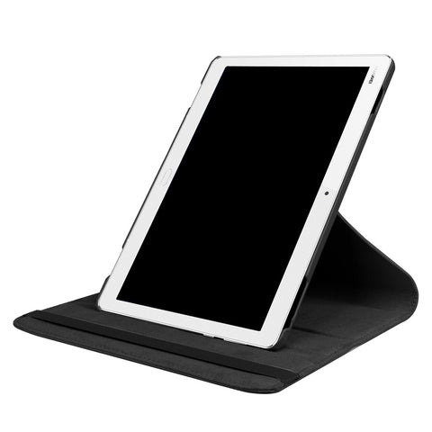 Litchi Texture Smart PU Leather Rotary Stand Flip Case with Elastic Band for Huawei Mediapad M3 Lite 10