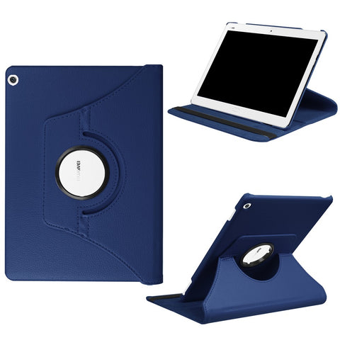 Litchi Texture Smart PU Leather Rotary Stand Flip Case with Elastic Band for Huawei Mediapad M3 Lite 10