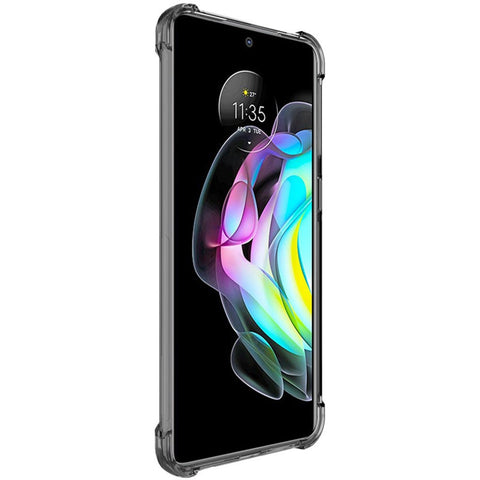 IMAK Cushioned Four Corner Anti Drop TPU Phone Shell Case with Screen Protector for Motorola Edge 20