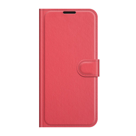 Leather Full-Protection Litchi Skin Phone Shell Case with Wallet Stand for Motorola Edge 20 Lite 5G