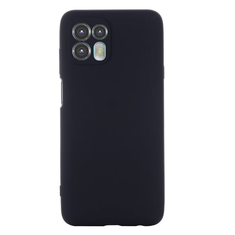 Precise Cutout Soft Liquid Silicone Anti-drop Phone Case Cover with Wrist Strap for Motorola Edge 20 Lite