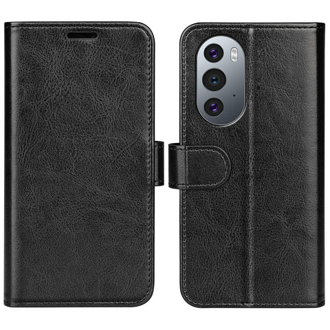 Crazy Horse Texture PU Leather + Inner TPU Shell Stand Wallet Flip Phone Case for Motorola Edge X30/X30 Pro/Edge 30 Pro/Edge Plus (2022)/Edge+ (2022)
