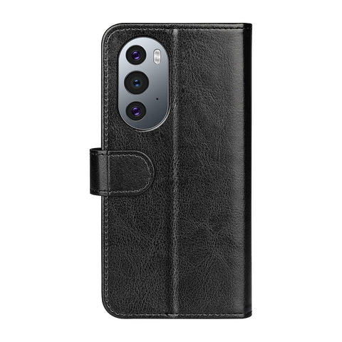 Crazy Horse Texture PU Leather + Inner TPU Shell Stand Wallet Flip Phone Case for Motorola Edge X30/X30 Pro/Edge 30 Pro/Edge Plus (2022)/Edge+ (2022)