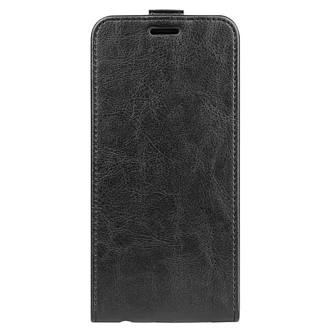 Drop-resistant Crazy Horse Texture Vertical Flip Leather Cover Phone Shell Protector with Card Slot Design for Motorola Edge X30/X30 Pro/Edge 30 Pro/Edge Plus (2022)/Edge+ (2022)