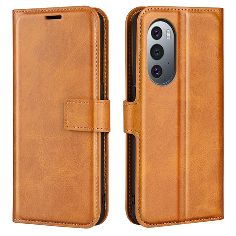 Magnetic Clasp Folio Flip PU Leather + Soft Inner TPU Phone Case Stand Wallet Shockproof Protective Cover for Motorola Edge X30/X30 Pro/Edge 30 Pro/Edge Plus (2022)/Edge+ (2022)
