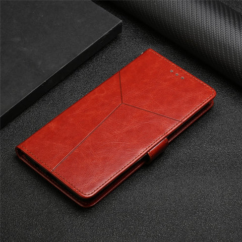 Handy Strap Carrying PU Leather Smartphone Shell Y-shaped Lines Imprinted Magnetic Closure Stand Wallet Case for Motorola Edge X30