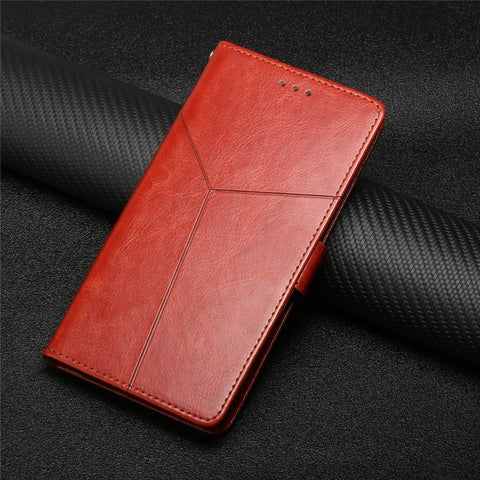 Handy Strap Carrying PU Leather Smartphone Shell Y-shaped Lines Imprinted Magnetic Closure Stand Wallet Case for Motorola Edge X30