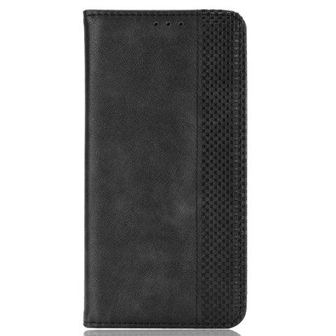 Mosaic Border Pattern Splicing Retro Style Leather Cover + TPU Wallet Stand Phone Case for Motorola Edge X30
