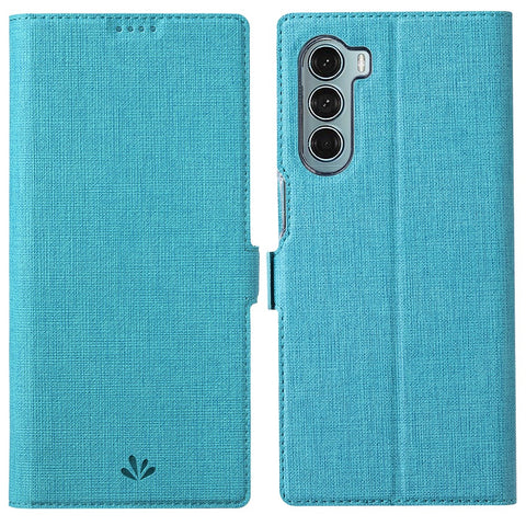 VILI K Series Anti-drop protection Double Magnetic Clasps Closure Stand Wallet Leather Phone Case Shell for Motorola Moto G200 5G