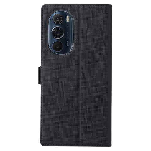VILI K Series Double Magnetic Clasps Closure Stand Wallet Folio Flip Leather Phone Case Shell for Motorola Edge X30