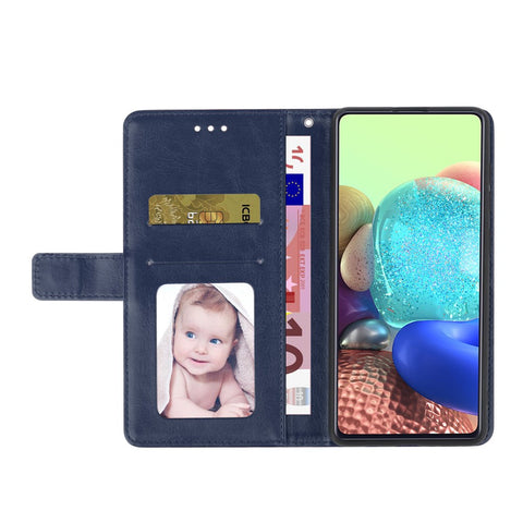 PU Leather Anti-fingerprint Y-shaped Lines Imprinting Soft TPU Inner Shell Phone Cover with Wallet Stand Feature for Motorola Edge X30