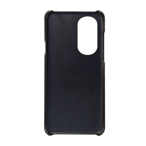 For Motorola Edge X30 Soft Flexible PU Leather Coated Hard PC Slim Phone Case with 2 Card Slots Holder