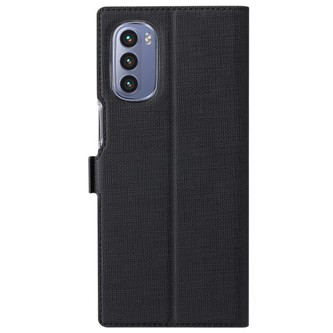 VILI K Series Stand Wallet Leather Case for Motorola Moto G Stylus 4G (2022) Double Magnetic Clasp Phone Cover