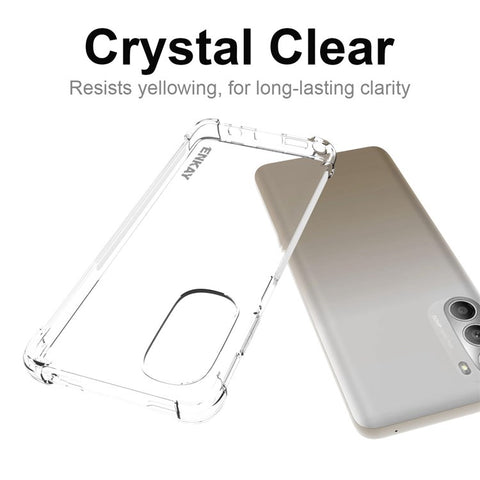 ENKAY HAT PRINCE For Motorola Moto G Stylus 5G (2022) Reinforced Corners Anti-slip Edge TPU Case Transparent Phone Shell