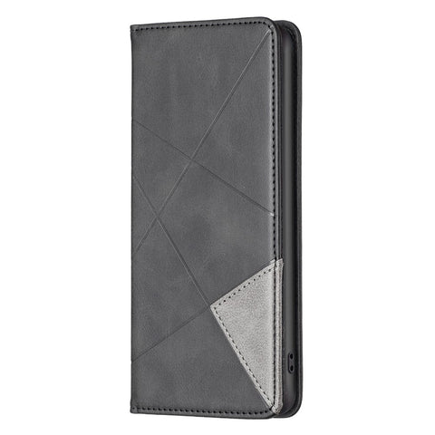 For Motorola Edge X30 / Edge 30 Pro (Motorola Edge+ (2022)) Leather Case with Card Holder Imprinting Pattern Phone Stand Cover